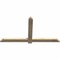Ekena Millwork Eugene Rough Sawn Timber Gable Bracket, Douglas Fir, 60"W x 32"H x 2"D x 4"F, 13/12 Pitch GBW060X32X0204EUG00RDF - alternate 5